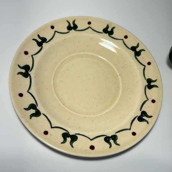 Metlox Poppytrail Flat Cup & Saucer SO 2 Homestead Provincial USA Discontinued - Picture 4 of 12